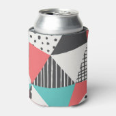 Abstract geometrisch: modern patroonontwerp. blikjeskoeler (Blikje Voorkant)