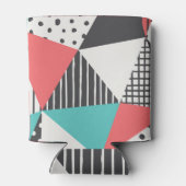 Abstract geometrisch: modern patroonontwerp. blikjeskoeler (Achterkant)