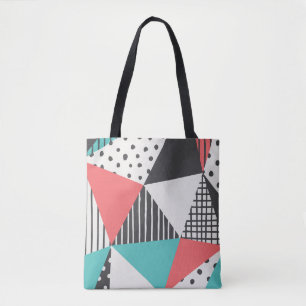 Abstract geometrisch: modern patroonontwerp. tote bag
