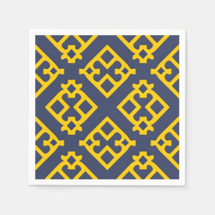 Abstract geometrisch modern tafelontwerp servet