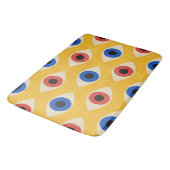 Abstract Geometrisch Modern Vet Oog Patroon Badmat (Gekanteld)