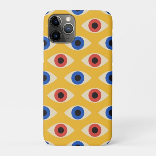 Abstract Geometrisch Modern Vet Oog Patroon Case-Mate iPhone Case (Achterkant)