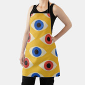 Abstract Geometrisch Modern Vet Oog Patroon Schort (Insitu)