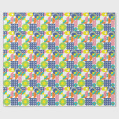Abstract geometrisch, moderne vintage vormen. cadeaupapier (Vlak)
