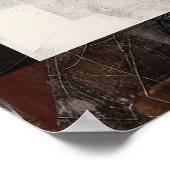 Abstract geometrisch mozaïek poster (Hoek)