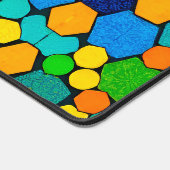 Abstract geometrisch mozaïekpatroon bureaumat (Hoek)