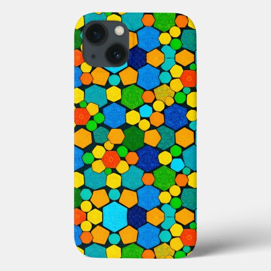 Abstract geometrisch mozaïekpatroon Case-Mate iPhone case (Achterkant)