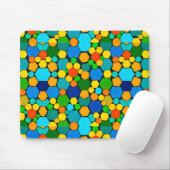 Abstract Geometrisch Mozaïekpatroon Muismat (Met muis)