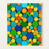 Abstract Geometrisch Mozaïekpatroon Planner (Achterkant)
