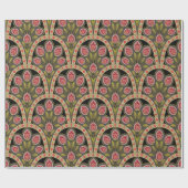 abstract Geometrisch mughal motif bloempatternart; Cadeaupapier (Vlak)