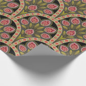 abstract Geometrisch mughal motif bloempatternart; Cadeaupapier (Hoek)