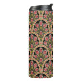 abstract Geometrisch mughal motif bloempatternart; Thermosbeker (Gedraaid links)