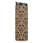 abstract Geometrisch mughal motif bloempatternart; Thermosbeker (Geroteerd rechts)