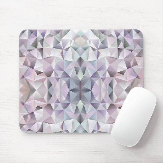 Abstract geometrisch muismat met een pastelkleur  (Met muis)