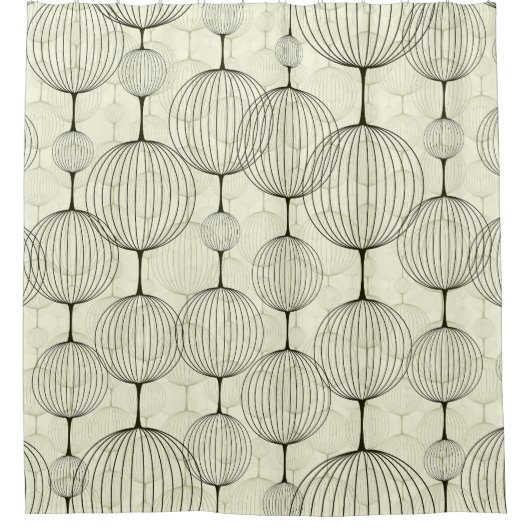 Abstract geometrisch, naadloos achtergrondpatroon. douchegordijn (Voorkant)