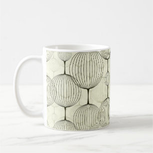 Abstract geometrisch, naadloos achtergrondpatroon. koffiemok