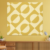 Abstract  geometrisch naadloos canvas afdruk (Insitu (Woonkamer))