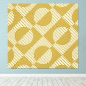 Abstract  geometrisch naadloos canvas afdruk (Insitu (Houten vloer))