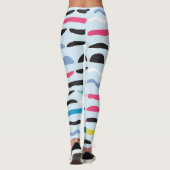 Abstract geometrisch naadloos decoratief patroon. leggings (Achterkant)