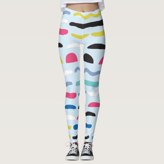 Abstract geometrisch naadloos decoratief patroon. leggings (Voorkant)