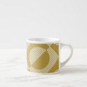 Abstract geometrisch naadloos espresso kop (Rechts)