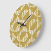 Abstract geometrisch naadloos grote klok (Hoek)