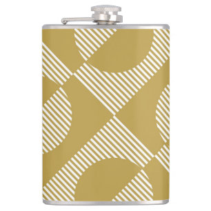 Abstract  geometrisch naadloos heupfles