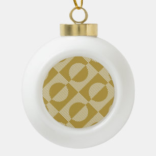 Abstract geometrisch naadloos keramische bal ornament