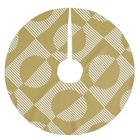 Abstract geometrisch naadloos kerstboom rok (Voorkant)