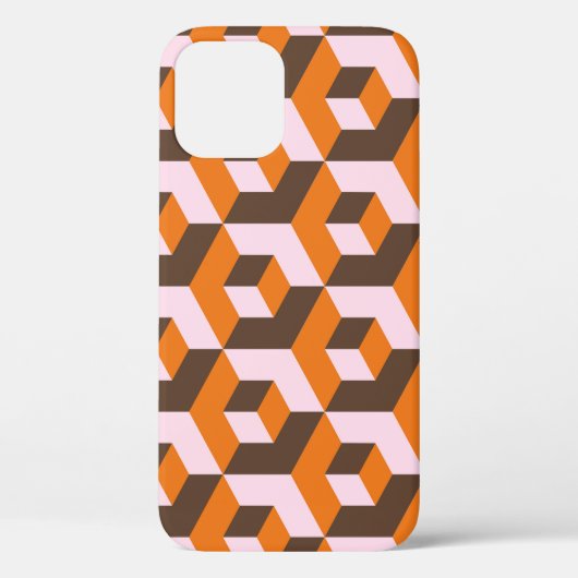 Abstract geometrisch naadloos ontwerp. Case-Mate iPhone case (Achterkant)