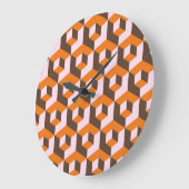 Abstract geometrisch naadloos ontwerp. grote klok (Hoek)