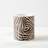 Abstract geometrisch naadloos ontwerp koffiemok (Center)