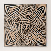 Abstract geometrisch naadloos ontwerp legpuzzel (Horizontaal)