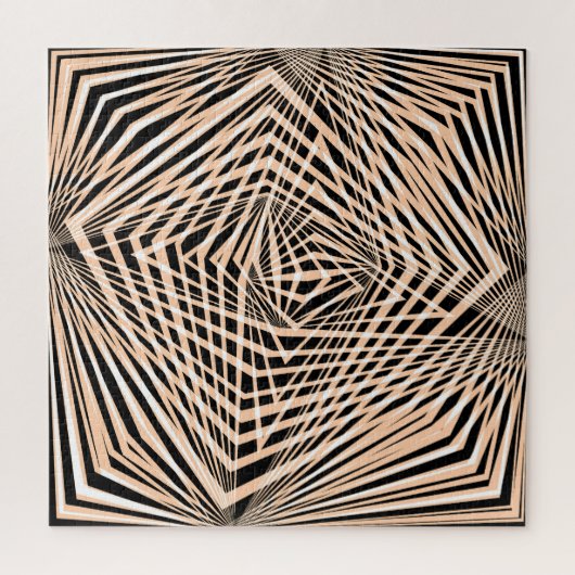 Abstract geometrisch naadloos ontwerp legpuzzel (Verticaal)