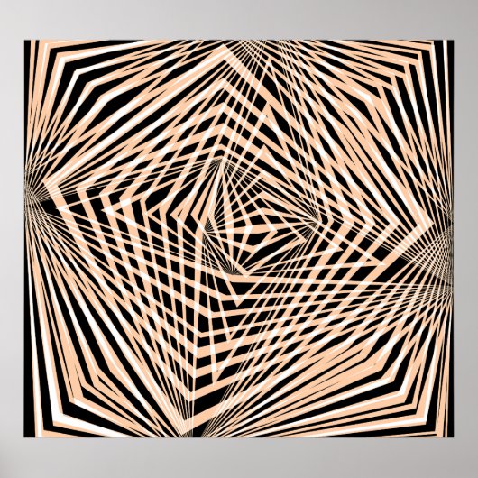 Abstract geometrisch naadloos ontwerp poster (Voorkant)