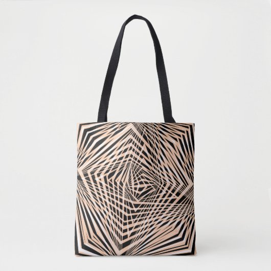 Abstract geometrisch naadloos ontwerp tote bag (Voorkant)