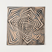 Abstract geometrisch naadloos ontwerp wandkleed (Voorkant (horizontaal))