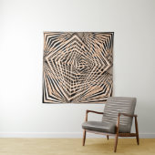 Abstract geometrisch naadloos ontwerp wandkleed (In situ)