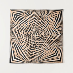 Abstract geometrisch naadloos ontwerp wandkleed