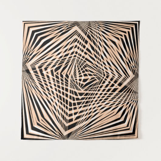 Abstract geometrisch naadloos ontwerp wandkleed (Voorkant)
