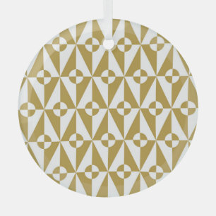 Abstract geometrisch: naadloos patroon glas ornament