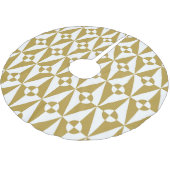 Abstract geometrisch:  naadloos patroon kerstboom rok (Gekanteld)