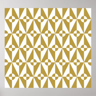 Abstract geometrisch:  naadloos patroon poster