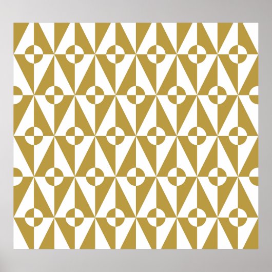 Abstract geometrisch:  naadloos patroon poster (Voorkant)