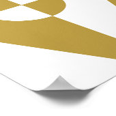 Abstract geometrisch:  naadloos patroon poster (Hoek)