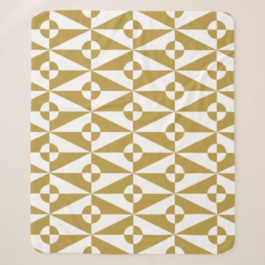 Abstract geometrisch: naadloos patroon sherpa deken (Voorkant)
