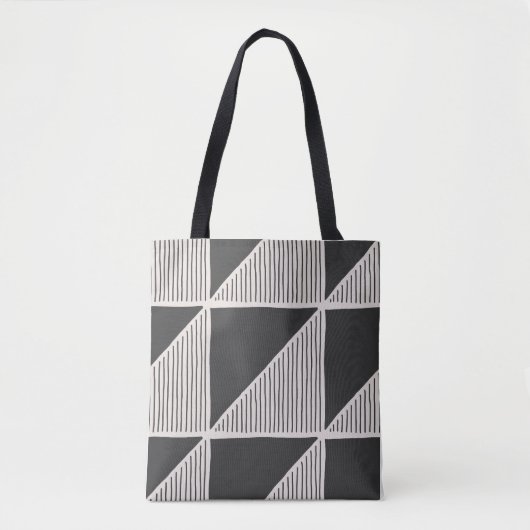 Abstract Geometrisch Naadloos Patroon Tote Bag (Voorkant)