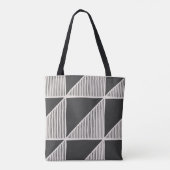 Abstract Geometrisch Naadloos Patroon Tote Bag (Achterkant)