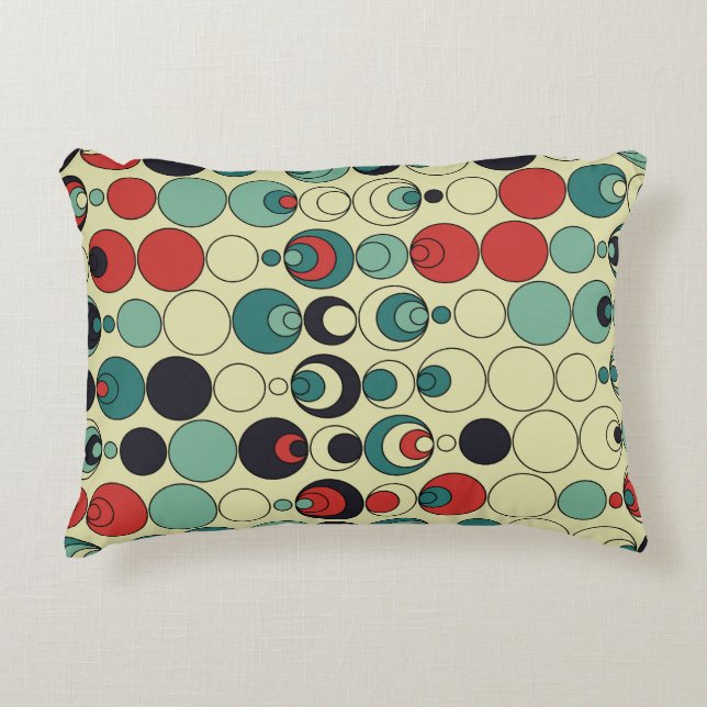 Abstract geometrisch naadloos patroonontwerp. accent kussen (Voorkant)