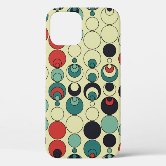 Abstract geometrisch naadloos patroonontwerp. Case-Mate iPhone case (Achterkant)
